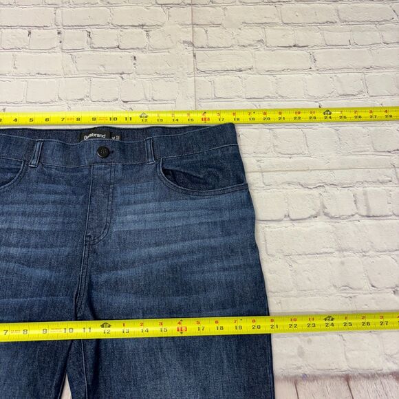 Betabrand Women Pull On Bootcut Jeans Size XL X-Large Blue Denim D048 -29 - Picture 3 of 16